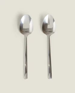 ZARA HOME СТАЛЬНОЙ СЕРВИРОВОЧНЫЙ НАБОР ДЛЯ САЛАТА (НАБОР ИЗ 2 ПРЕДМЕТОВ), РАЗНОЦВЕТНЫЙ