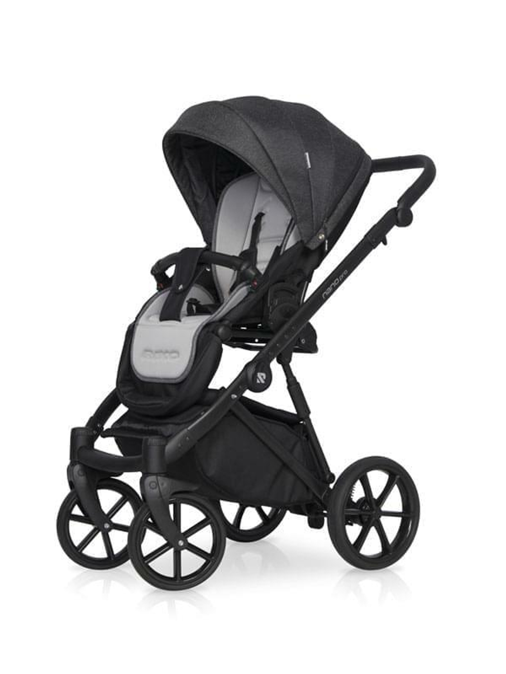 Коляска  NANO PRO  (Riko) 06 Carbon (графит)