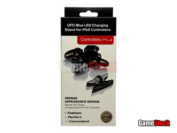 Зарядная станция PS4 Charging Stand Dual Controller UFO Blue LED (KHPS4-06)