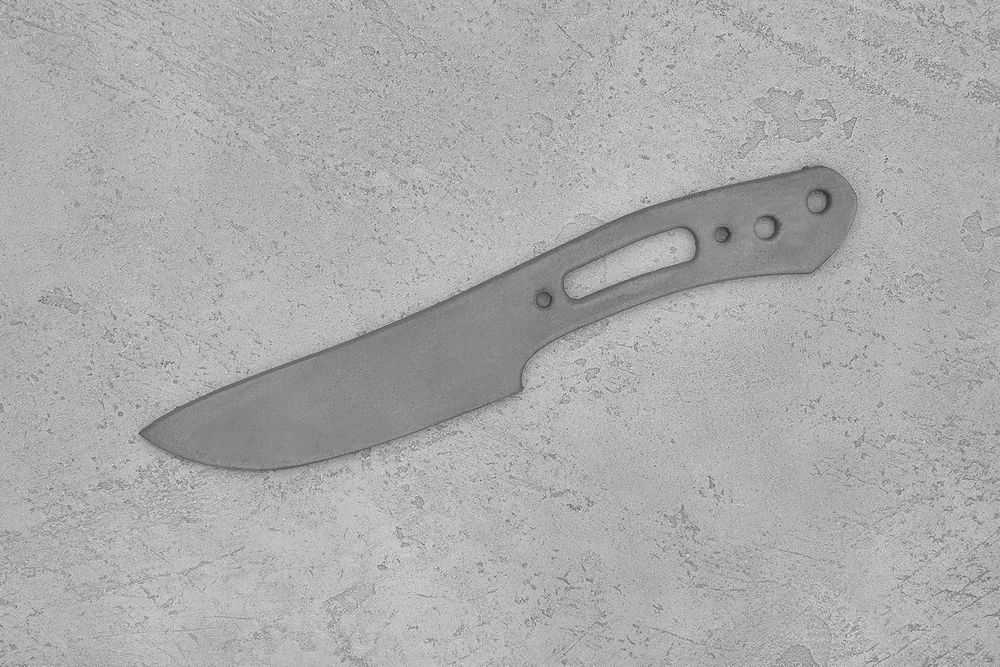 Заготовка для ножа, сталь VG-10 2,8мм. Модель "Rook" с клинком 95мм, ТО 62-63HRC