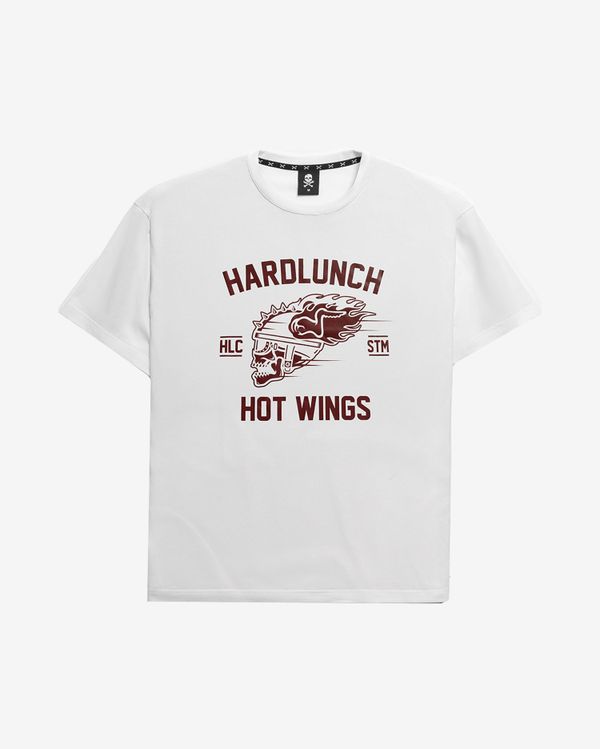 Футболка оверсайз Hot wings белая - фото 1