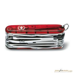 Нож перочинный Victorinox CyberTool 41 1.7775.T 91мм 41 функция полупрозрачный красный