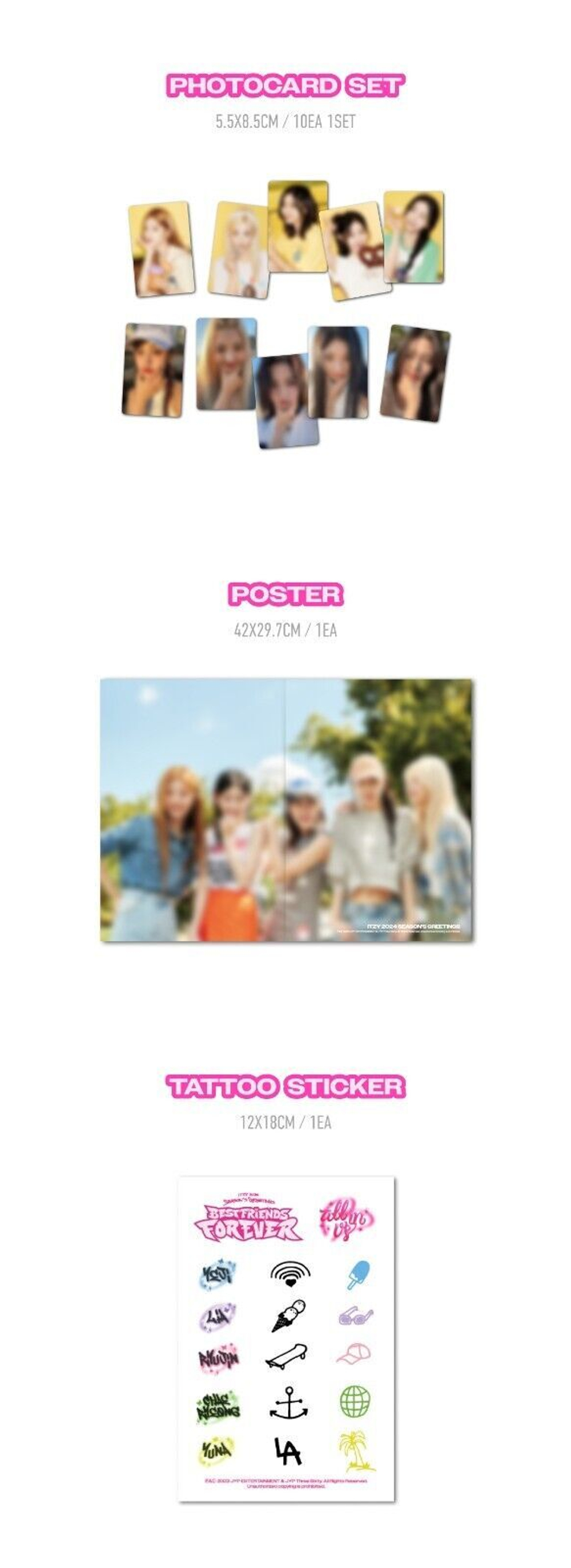ITZY - 2024 SEASON'S GREETINGS Best Friends Forever
