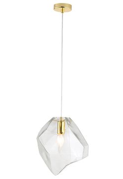 Подвесной светильник Е14 Nuestro SP1 Gold/Transparent золото/прозрачный Crystal Lux