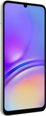 Смартфон Samsung Galaxy A05, 4GB RAM, 128GB ROM, Android 13, IPS 6.7", Серебристый