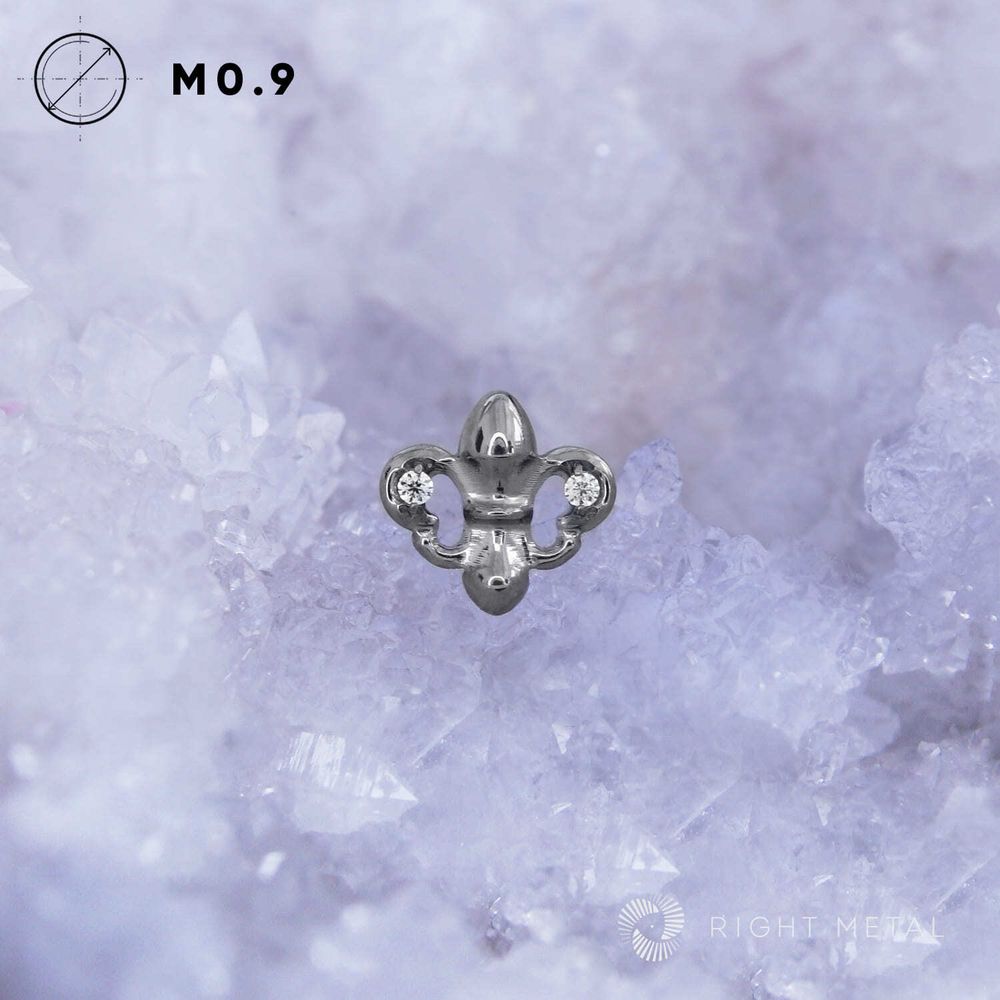 Heraldic Lily Mini Crystal-