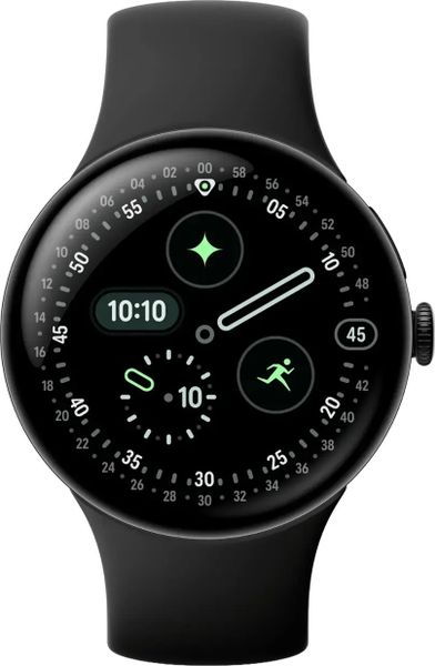 Умные часы Google Pixel Watch 4 45mm Wi-Fi + LTE (Matte Black/Obsidian)