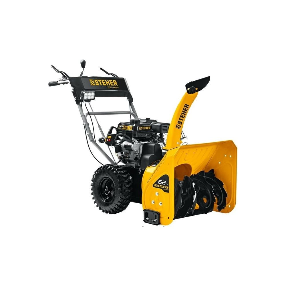 STEHER 62 см, бензиновый снегоуборщик с электростартером, EXTREM (GST-762E)