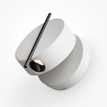 Настенный светодиодный светильник 4W 3000К MOD180WL-L4W3K белый/чёрный Nuance Maytoni