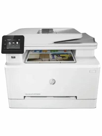 МФУ лазерное HP Color LaserJet Pro M283fdn, цветн., A4, белый
