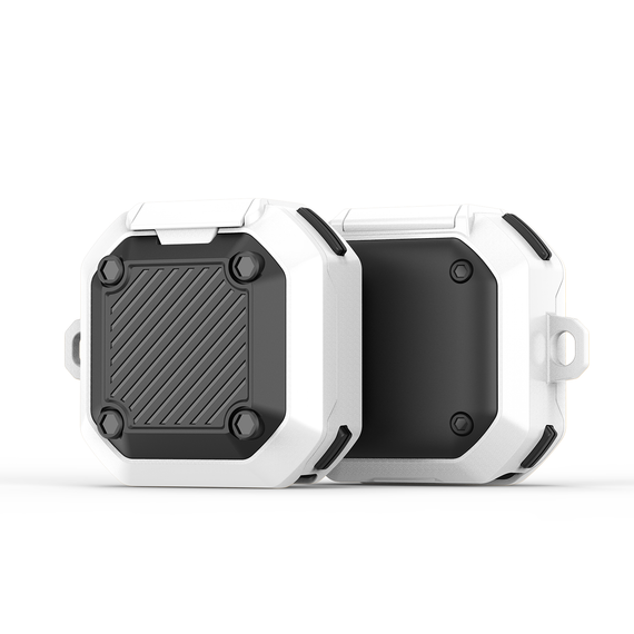 Усиленный чехол белого цвета для наушников Samsung Buds Live, Buds Pro, Buds2 и Buds2 Pro, серия SECG Series от Dux Ducis