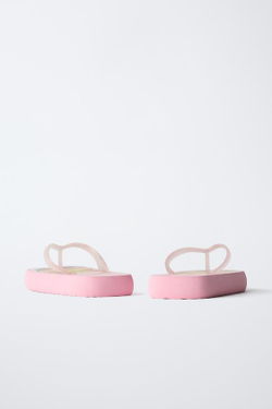 ZARA ШЛЕПАНЦЫ CAPIBARA CAPYFUN ©, РОЗОВЫЙ