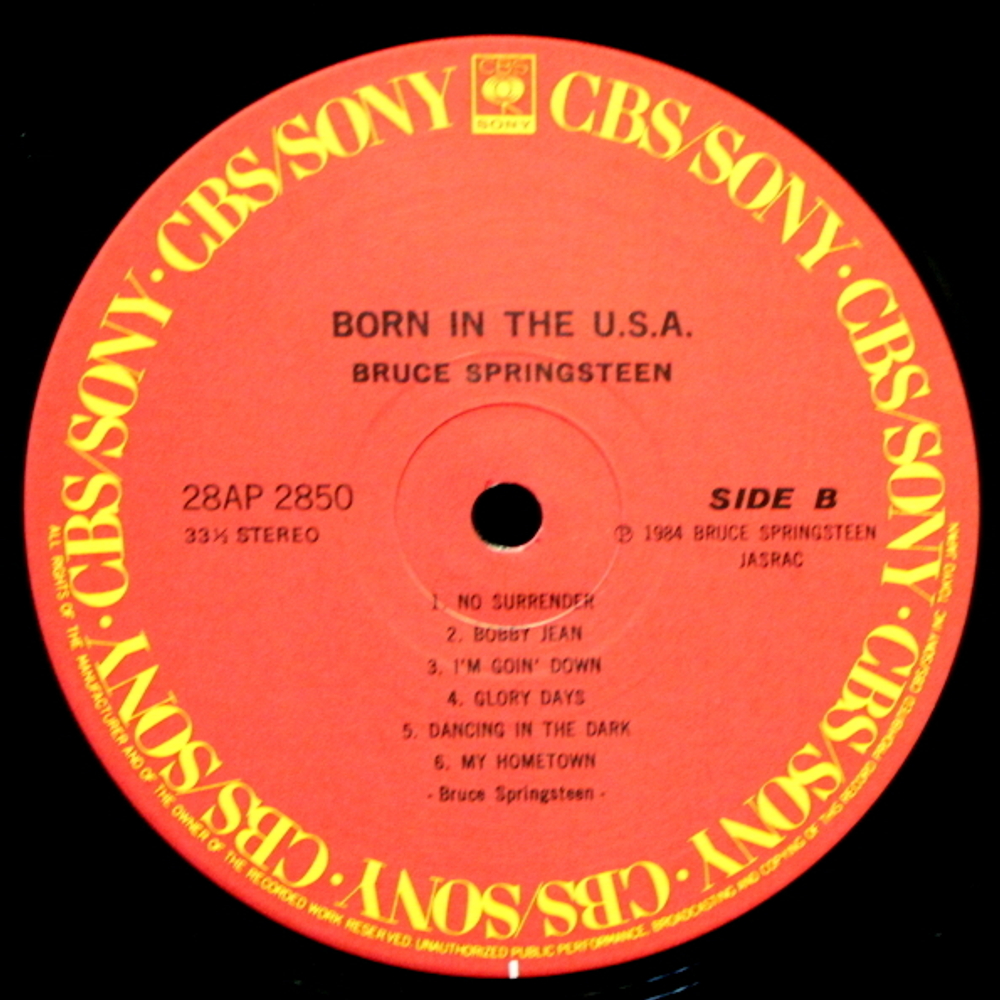 Bruce Springsteen / Born In The U.S.A. (LP)