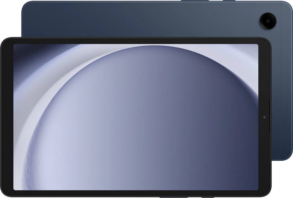 Планшет Samsung Galaxy Tab A9 SM-X115 G99 (2.2) 8C RAM4Gb ROM64Gb 8.7" LCD 1340x800 4G Android 13 темно-синий 8Mpix 2Mpix BT WiFi microSD 1Tb 5100mAh 7hr