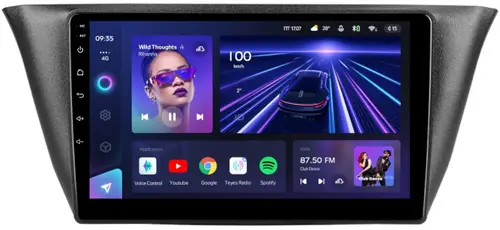 Магнитола для Iveco Daily 3 2014+ (рамка под кожу) - Teyes CC3 монитор 9" QLED на Android 10, Быстрая, CarPlay, 4G SIM-слот