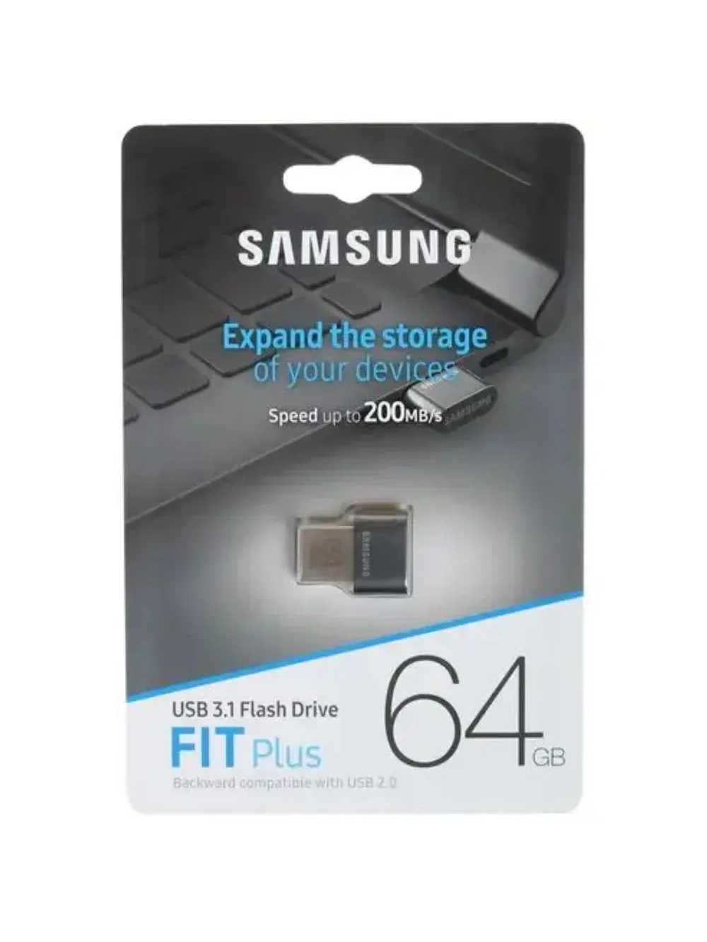 Память USB Flash 64 ГБ FIT MUF-64AB/APC BLACK