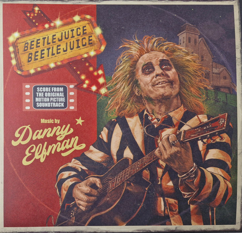 OST - Beetlejuice Beetlejuice (Score) - Purple & Pink Hand Poured Colored Vinyl, Music by Danny Elfman