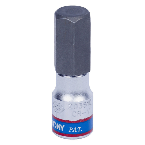 KING TONY (203510) Насадка (бита) торцевая 1/4", L = 37 мм, HEX, 10 мм