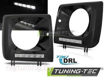 Фары передние LED DRL BLACK для MERCEDES W461,W463 01-12