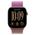 Умные часы Apple Watch Series 12 GPS, 46mm, Light Gold Aluminum Case with Magenta Sport Loop