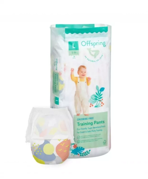 Offspring трусики-подгузники L 9-14кг 36 шт авокадо