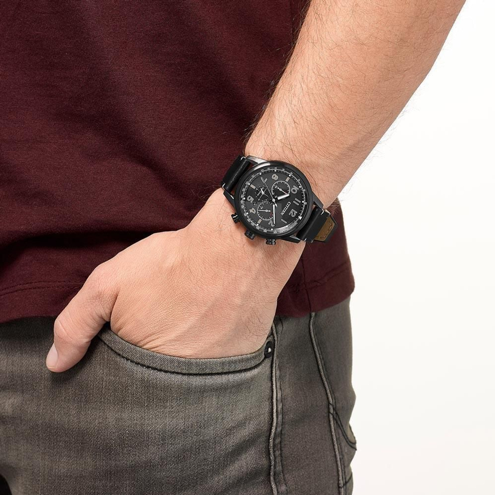 Мужские японские наручные часы Citizen CA4425-28E