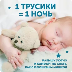 Трусики LOVULAR Hot Wind ночные M (6-11 кг) 23 шт.