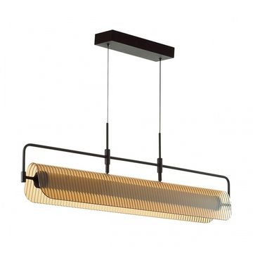 Подвесной светодиодный светильник 35W 3000К 5056/35L чёрный/янтарный Liner Odeon Light