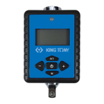 KING TONY (34207-1A) Динамометрический адаптер серии "DIGITAL", 1/4", 6-30 Нм, для левой и правой резьбы, кейс