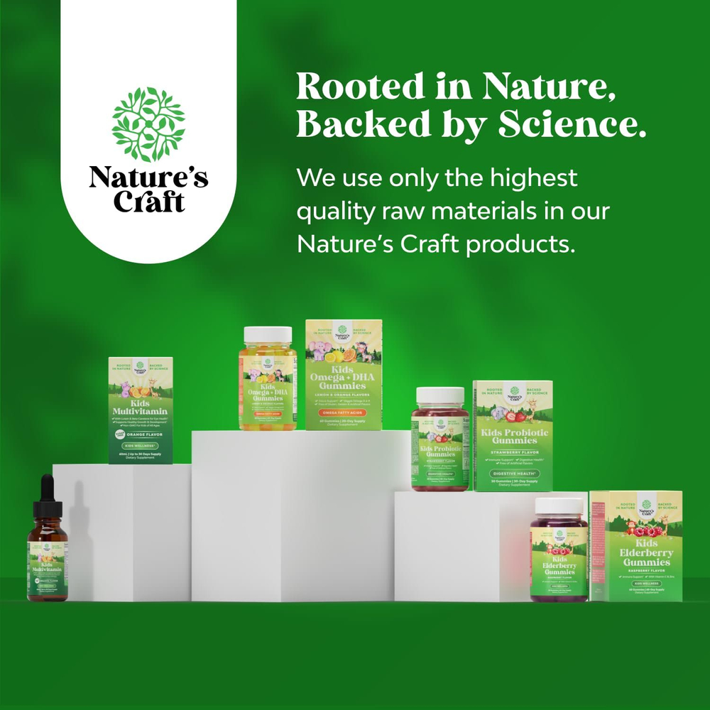 Nature's Craft, органические жевательные пробиотики для детей, со вкусом клубники, 30 жевательных таблеток (8,33 мг в 1 таблетке)
