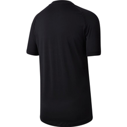 Футболка для мальчика теннисная Nike Pro SS FTTD Top - black/white