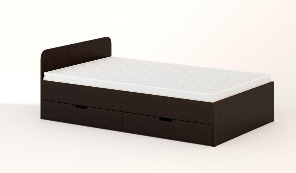 Кровать с ящиками 1200 КР-08 (Б)