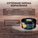 Влажный корм Мнямс Деликатес "Фондан" из мяса курицы с кошачьей мятой для кошек 6 шт по80 г