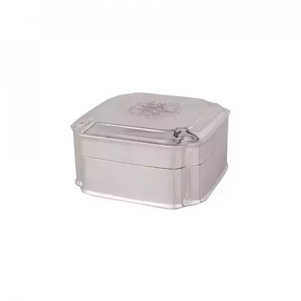 Шкатулка 13х13см Roomers Tableware серебряная
