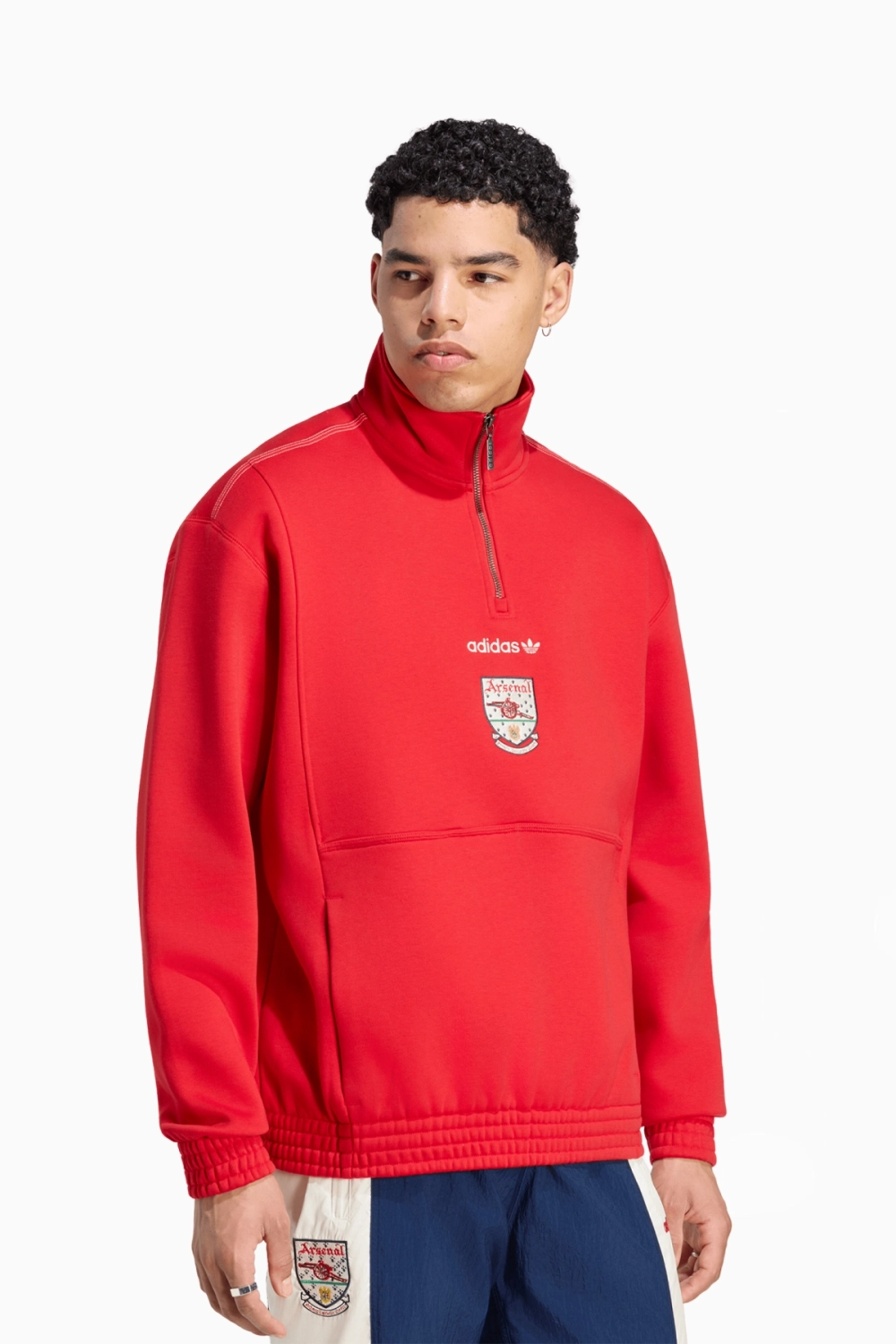 Кофта adidas Arsenal FC 26/27 EQT Half-Zip - красный