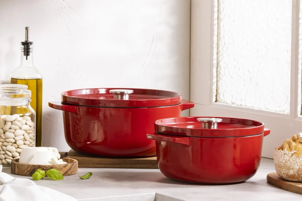 KitchenAid Чугунная кастрюля 22 см 3,3 л красная EAN 4894871009394