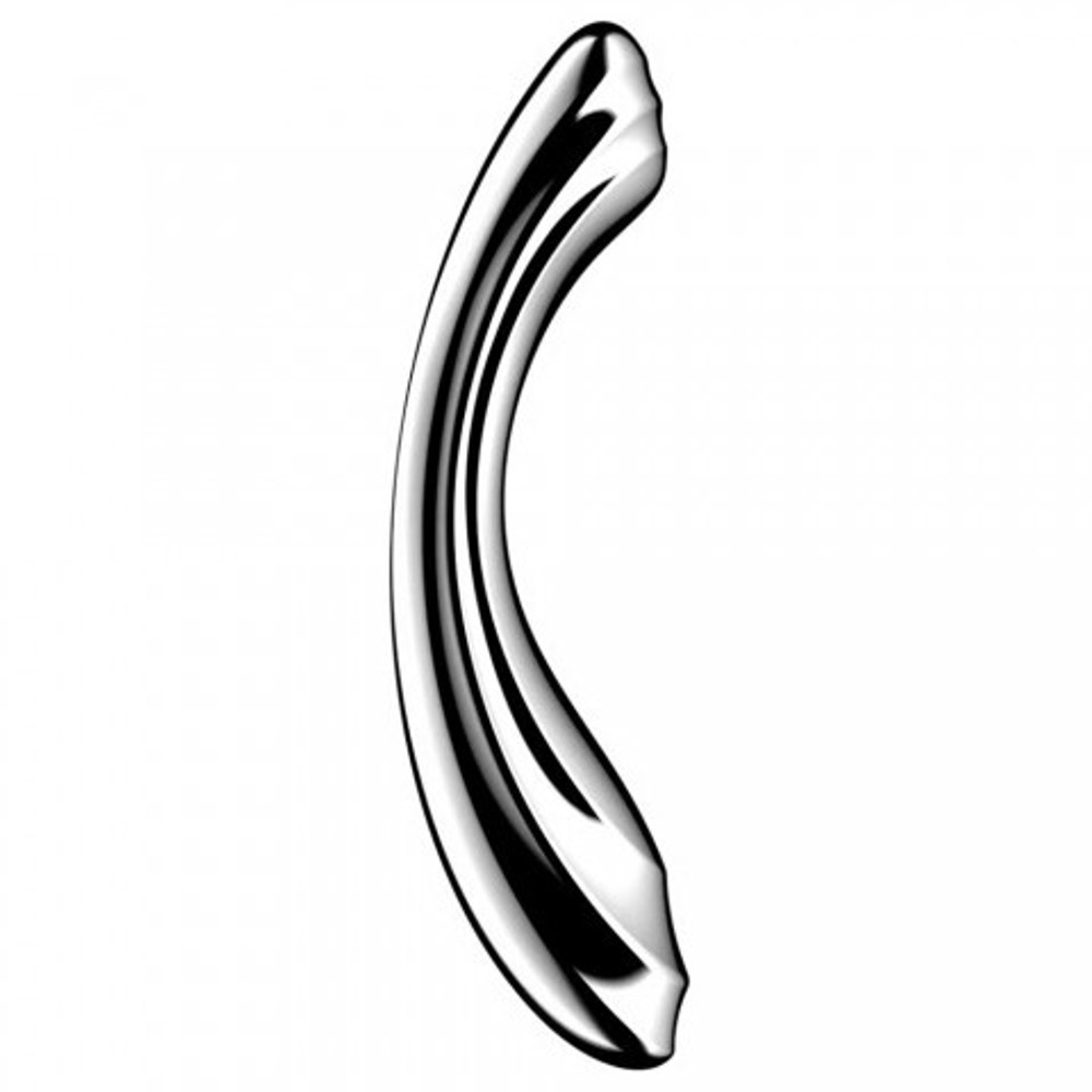 Стальной фаллоимитатор Satisfyer Pure Gravity 2 (21×3,9 см)