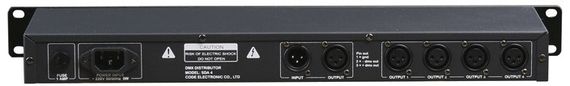 CODE SDA4 сплиттер DMX 1 вход 4 выхода