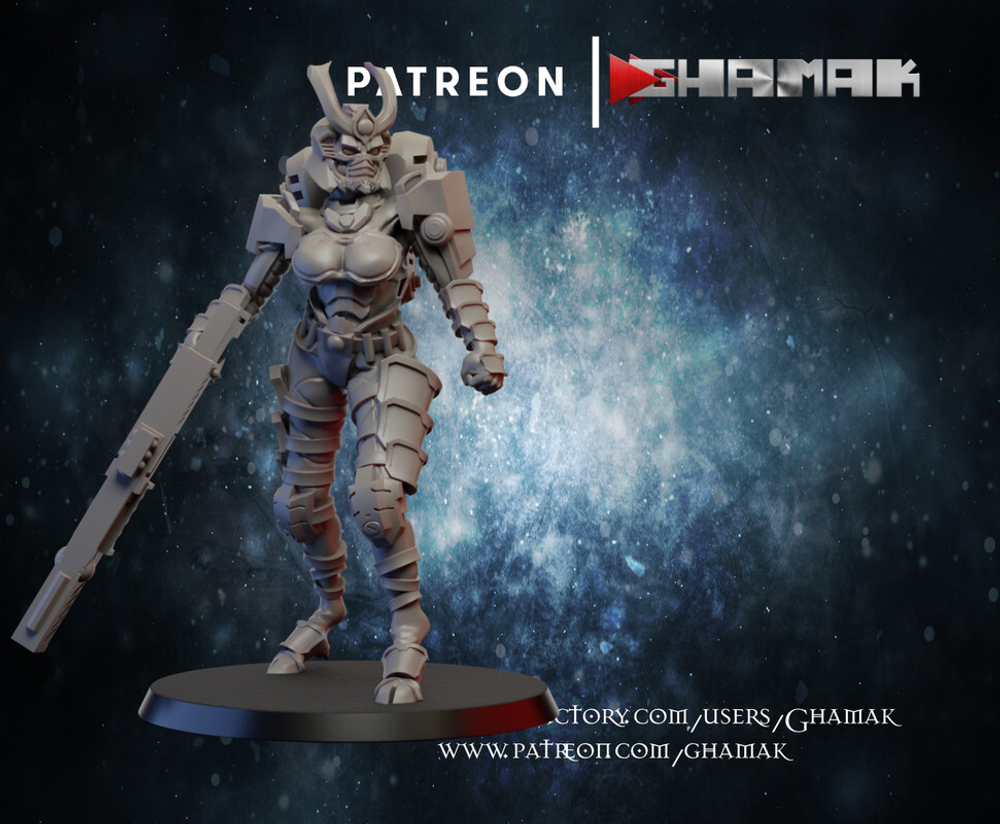 Tau Empire Fire Warrior Воин огня №2 сминиатюра для dnd, днд, pathfinder, фентези, Настольная игра, НРИ, Варгейм, РПГ