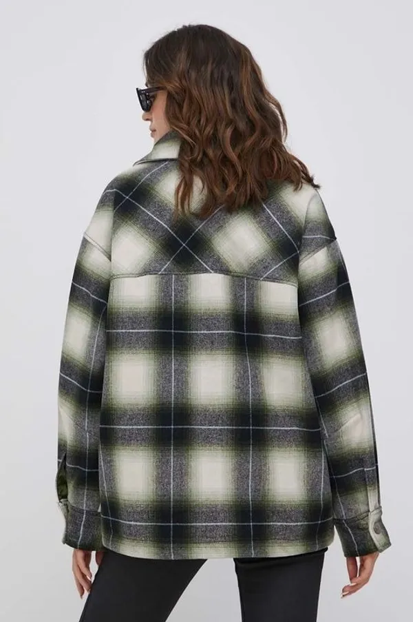 Куртка утепленная женская LEVI'S WOOL SHACKET CELINE PLAID SHACKET