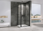 Душевой уголок Abber Sonnenstrand 100x85 AG04100B-S85B профиль Черный стекло прозрачное