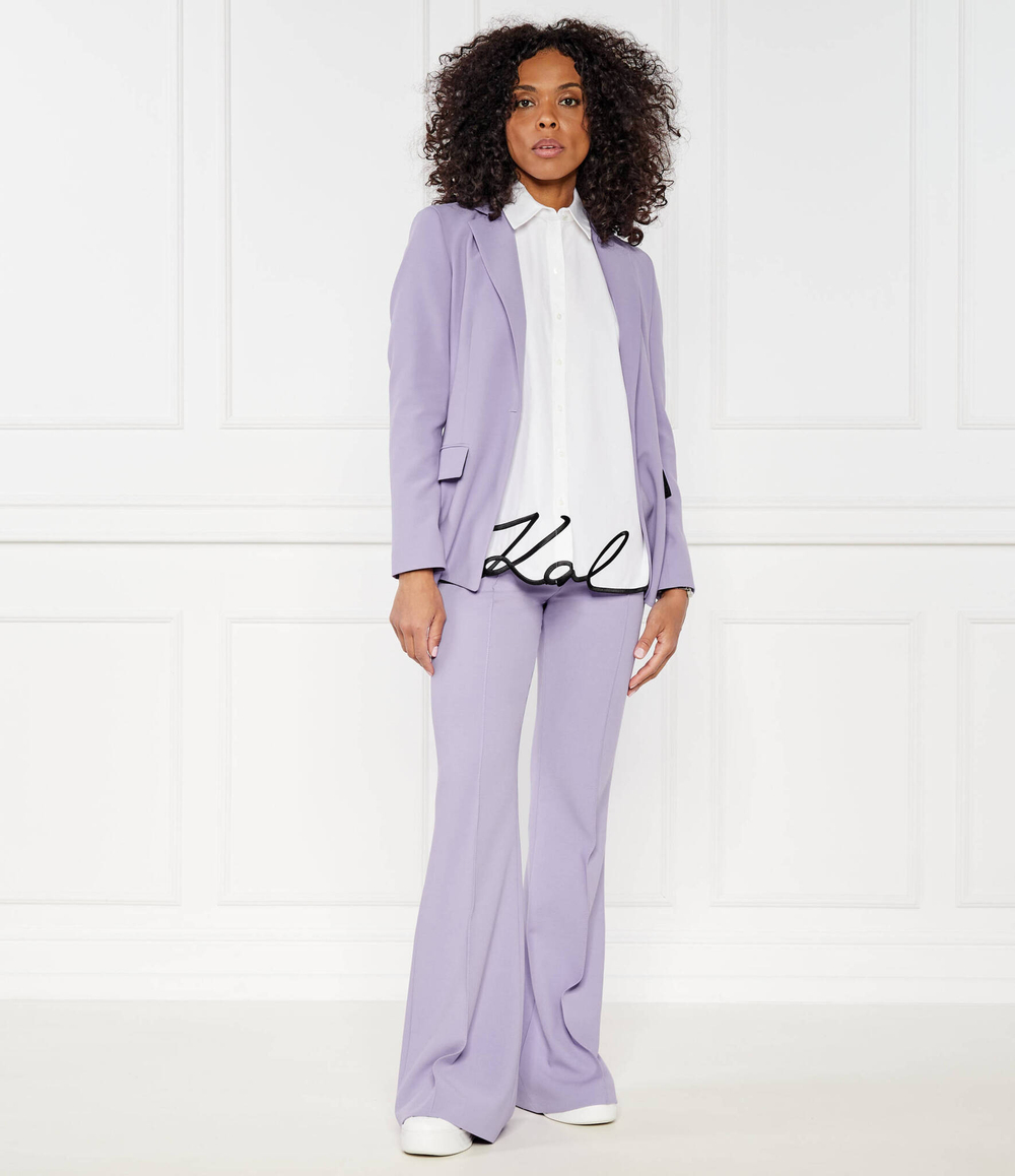Рубашка karl hem signature shirt Karl Lagerfeld - белый(236W1606)