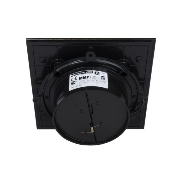 Вентилятор накладной сверхтонкий MMotors JSC MMP-06 100/90 куб/ч Стекло/Квадрат Черный