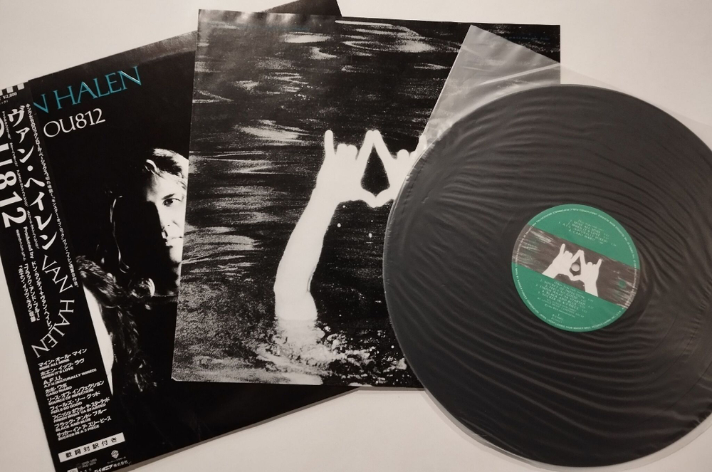 Винтажная виниловая пластинка LP Van Halen OU812 (Japan 1988)