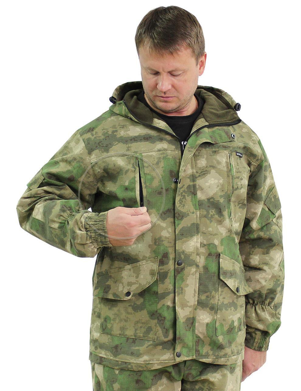 Костюм Горка-Demi тк.Грета рип-стоп цв.Мох зелёный