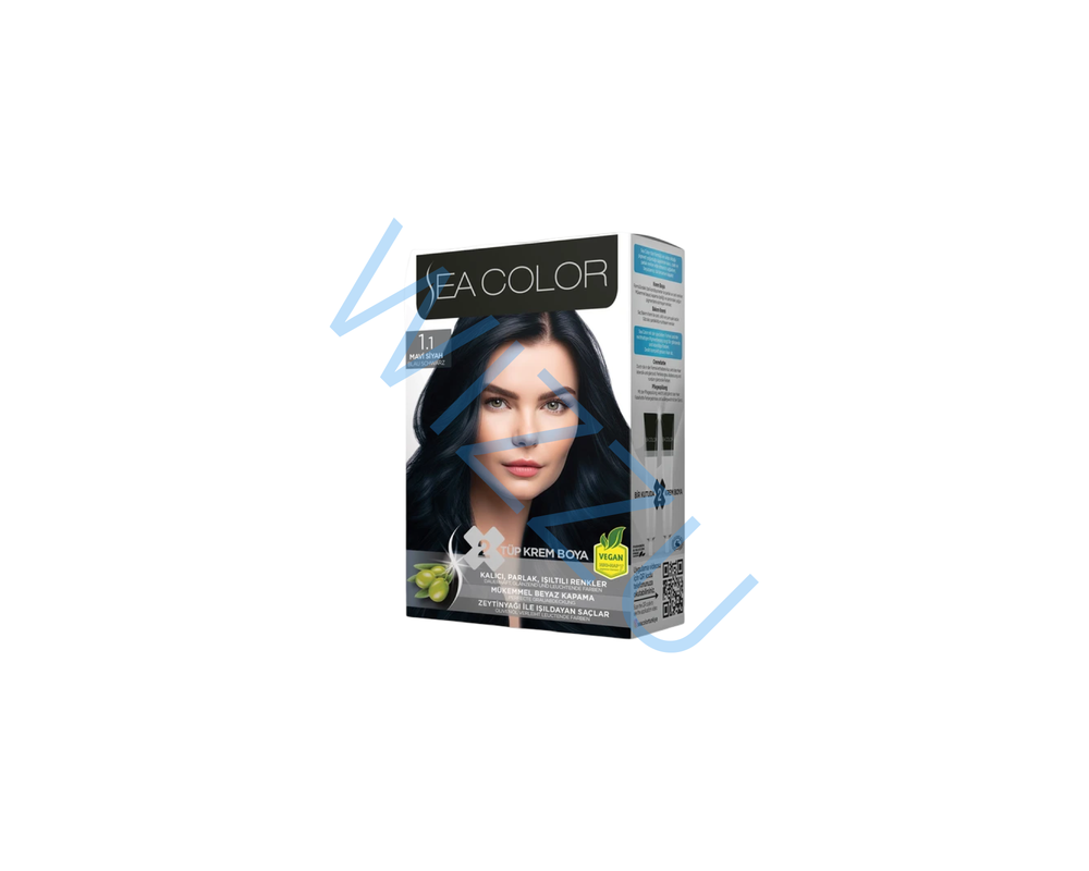 Краска для волос Eva Color Hair  1.1 Иссиня-Черный