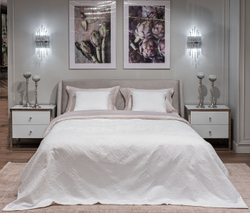 Покрывало 180x230 Garda Decor Тиара белое