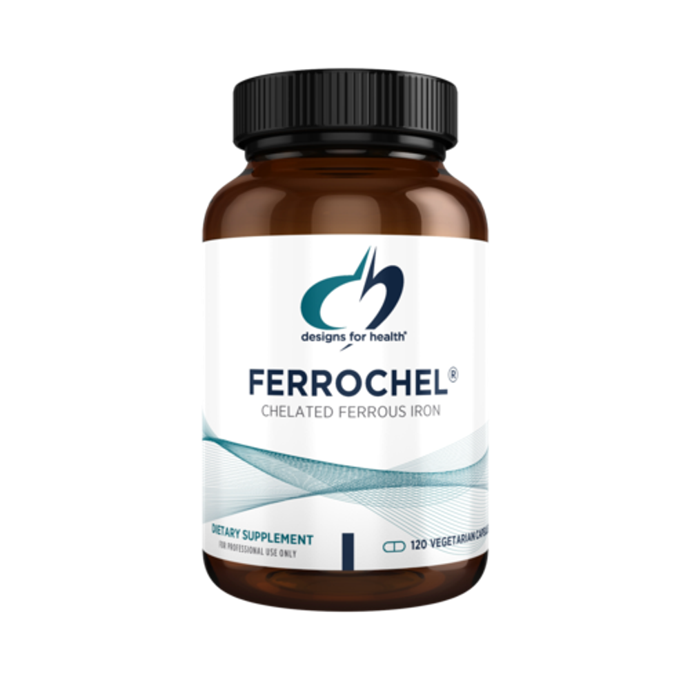 Ferrochel Iron Chelate 27 мг, 120 капсул Designs for Health