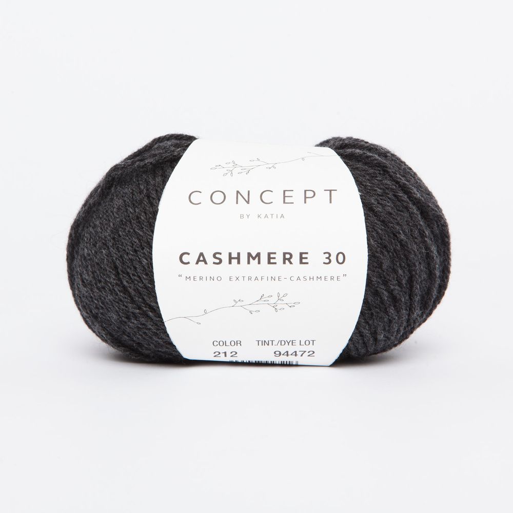 Пряжа Katia (Катя) Cashmere 30 / уп.20 мот. по 25 г, 94 м, 979.212 Пряжа Katia (Катя) Cashmere 30 / уп.20 мот. по 25 г, 94 м, 979.212