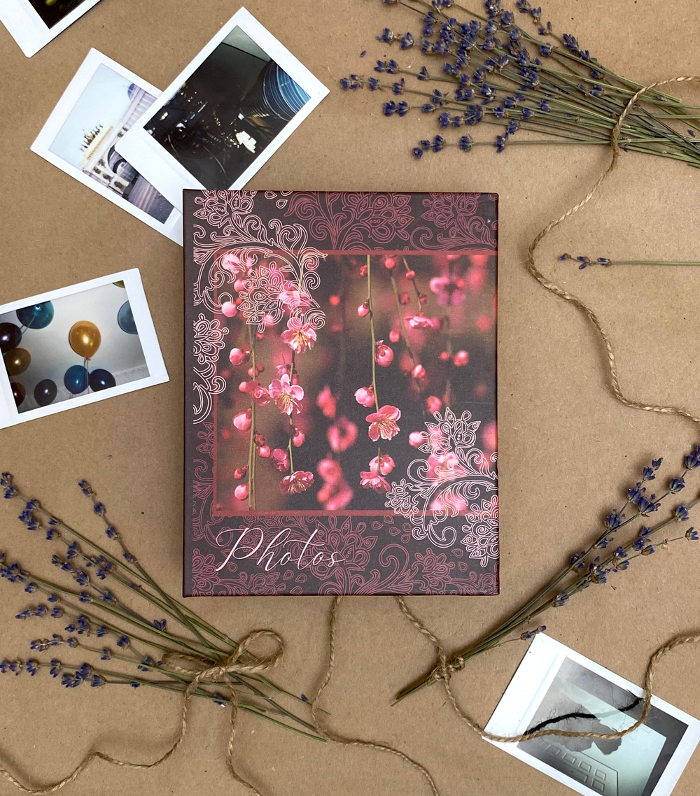 Фотоальбом на 100 фото 10х15 см с кармашками, "bloom" Сакура